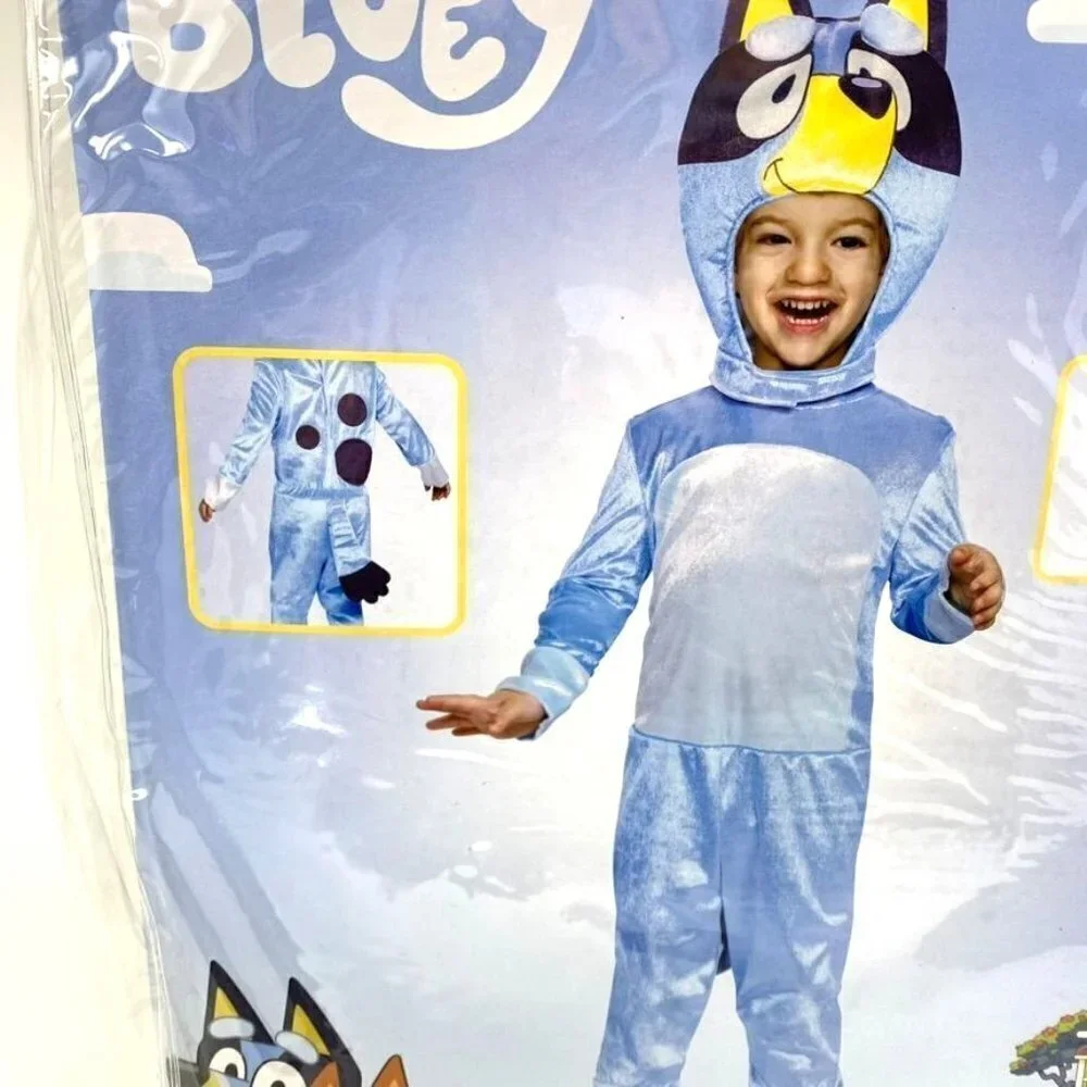 Disguise Toddler Disney Bluey Halloween Costume Jumpsuit Szs 2T/ 3-4T/ 4-6X - Picture 3 of 10